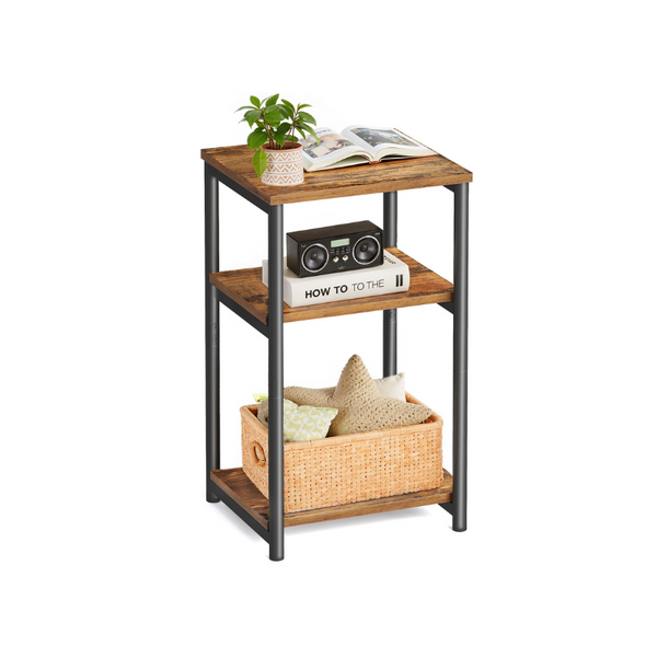 VASAGLE 3-Tier Small Side Table ULET273B01