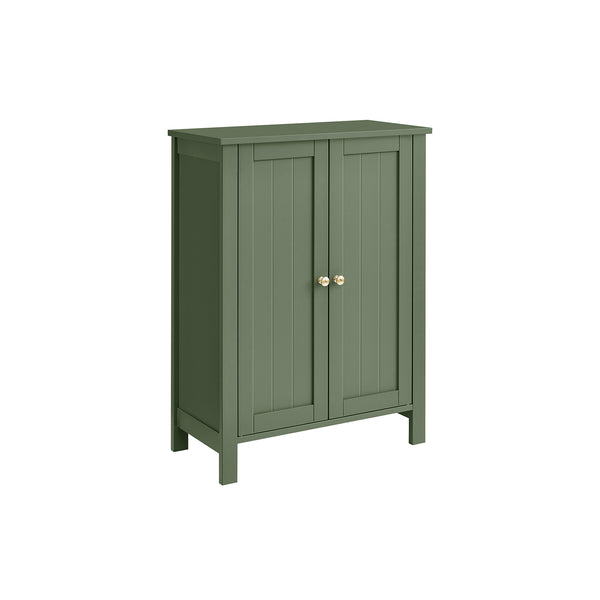 VASAGLE Bathroom Floor Storage Cabinet with Double Door UBCB060C01