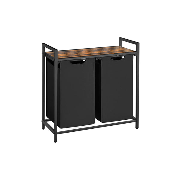 VASAGLE Laundry Hamper with Removable Bags UBLH201B01