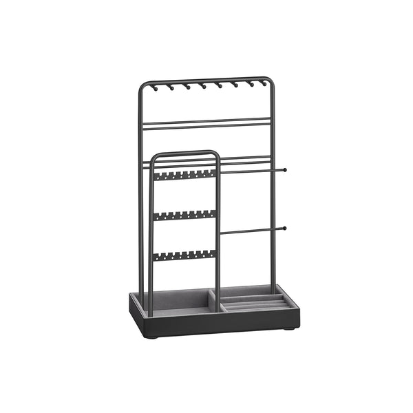 SONGMICS Jewelry Holder with Velvet Tray CJJS021B01
