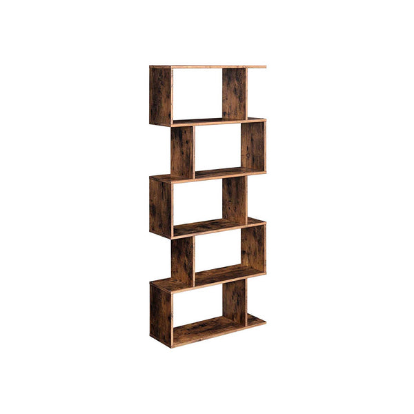 VASAGLE 5-Tier Display Shelf and Room Divider ULBC62BX