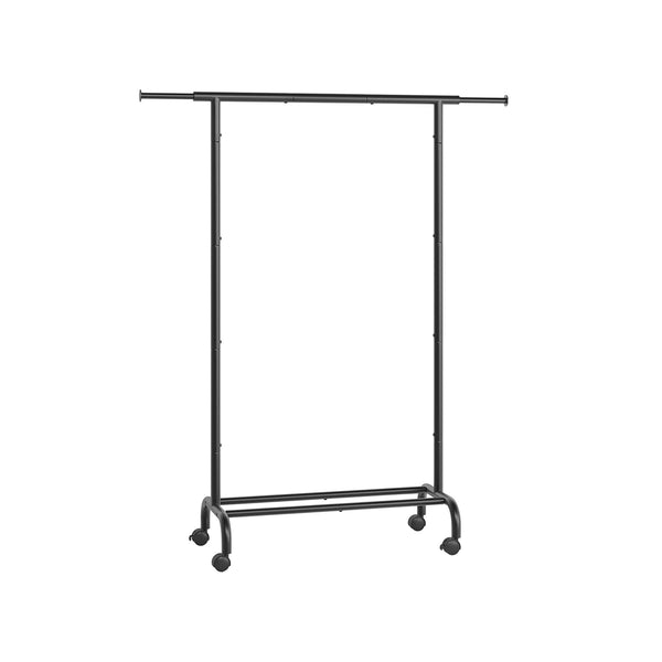SONGMICS Clothes Rack with Extendable Rail and Wheels UHSR134B01