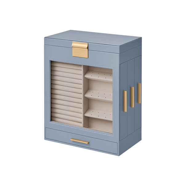 SONGMICS Jewelry Box with Glass Window UJBC162Q01