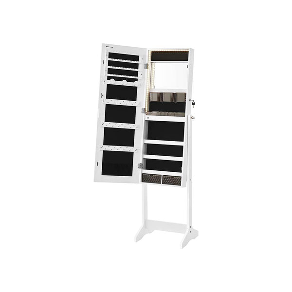SONGMICS Mirror Jewelry Cabinet with LED Lights SONGMICS Mirror Jewelry Cabinet with LED Lights