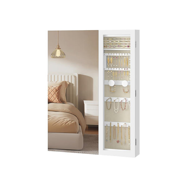 SONGMICS LED Jewelry Cabinet UJJC028W01