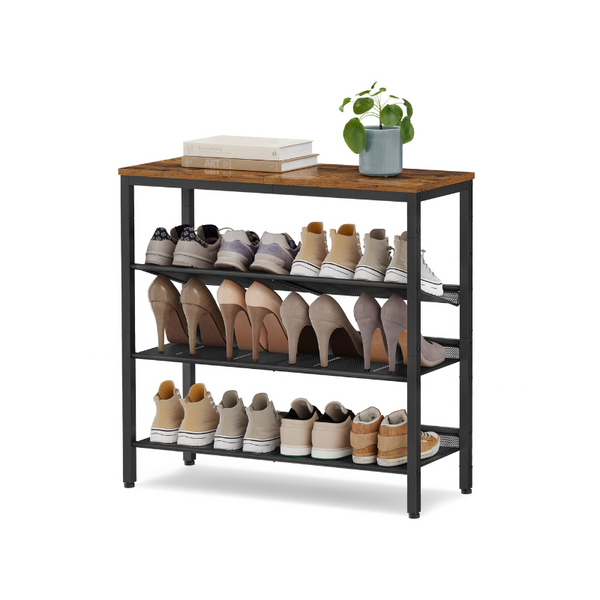 VASAGLE 4-Tier Shoe Rack ULBS040B01