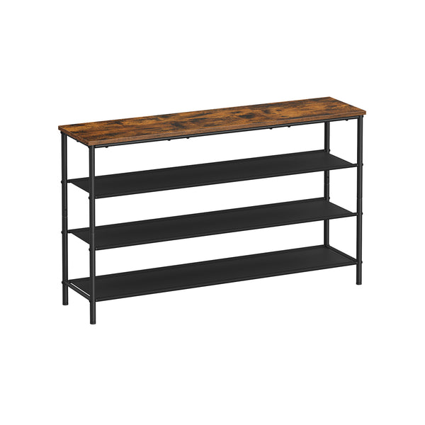 SONGMICS Industrial Shoe Rack with Steel Frame ULBS135B01