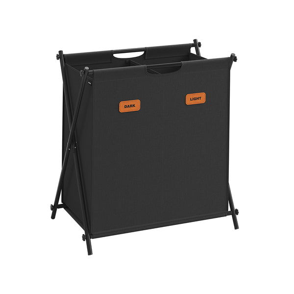 SONGMICS Laundry Hamper with Collapsible X-Frame ULCB120B01