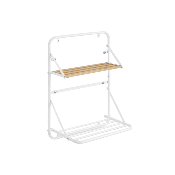 SONGMICS Wall-Mounted Drying Rack Clothing ULLR803W01