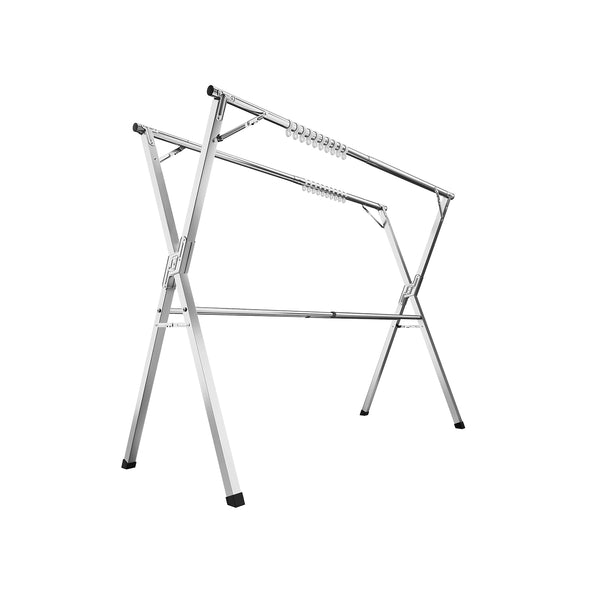 SONGMICS 52.4"-78.7" Wide Extendable Clothes Drying Rack ULLR901E01