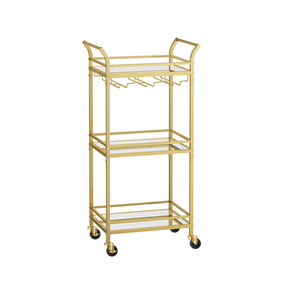 VASAGLE 3-Tier Mini Bar Cart ULRC091A62