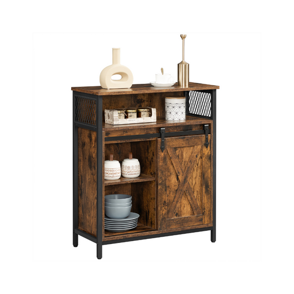 VASAGLE Storage Sideboard with Barn Door ULSC089B01