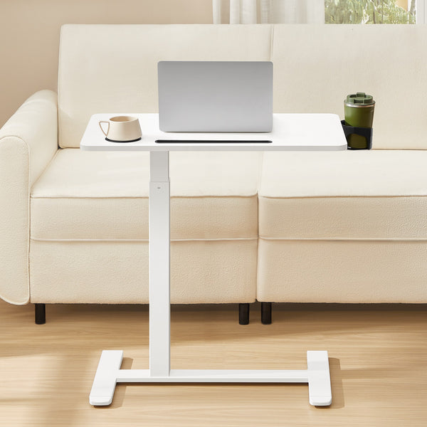 VASAGLE Small Standing Desk with Wheels, Mobile Height Adjustable Stand Up Desk CLSD600W01