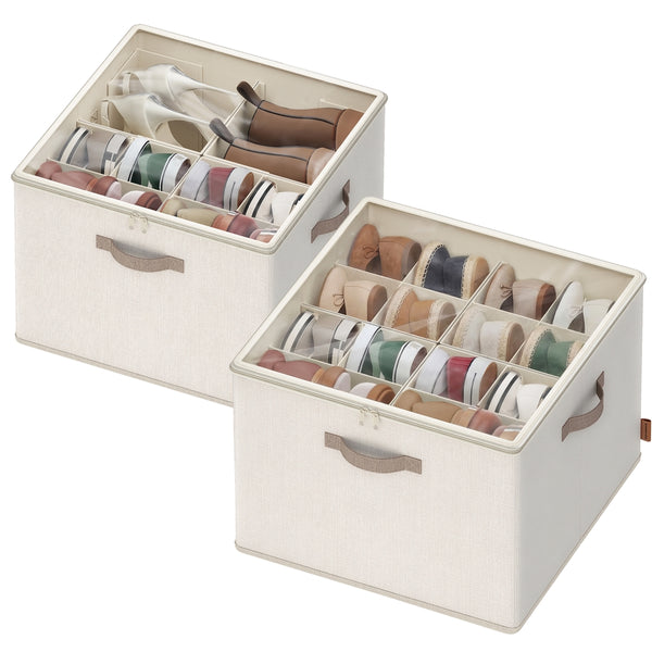 SONGMICS Shoe Storage Box for Clear Cover CLSP622LH01