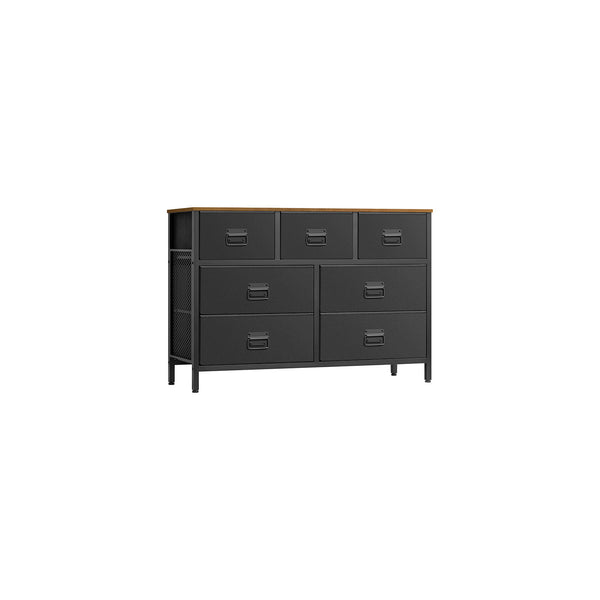 SONGMICS Dresser for Bedroom Storage Organizer Unit with 7 Fabric ULTS227B01