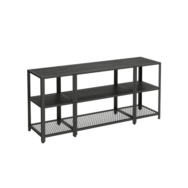 VASAGLE TV Stand with Open Storage Shelves ULTV105B22