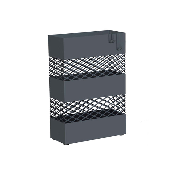 SONGMICS Metal Umbrella Stand with Water Tray ULUC02AG
