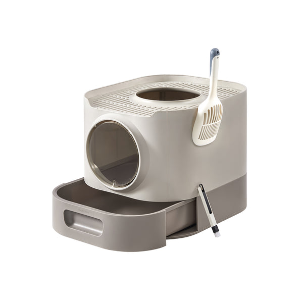 Feandrea Cat Litter Box with Lid UPPT002G01