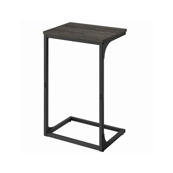 VASAGLE C-Shaped Side Table for Sofa CLET353B42
