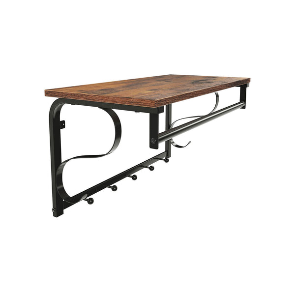 VASAGLE Vintage Floating Coat Shelves ULCR11BX